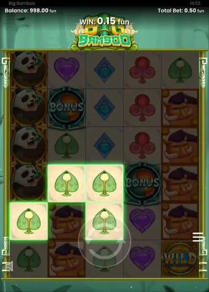 Den mobilen Slot Big Bamboo spielen