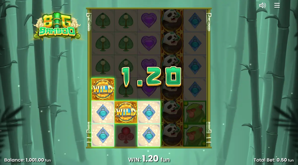Registrieren Sie sich im Casino, um den Big Bamboo-Spielautomaten zu spielen