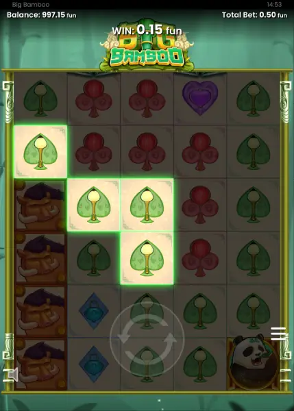 Den Slot Big Bamboo auf dem Smartphone spielen